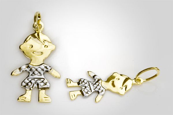 Pingente em ouro meninO PG16006